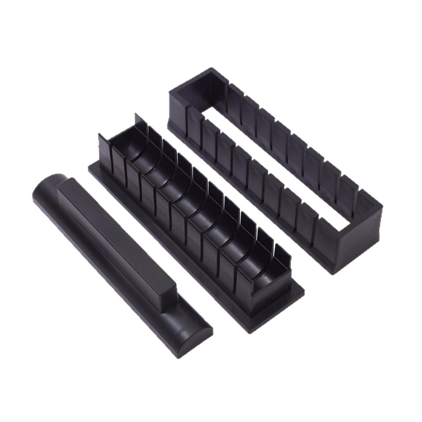Sushi Maker, Sushi DIY Mold Set - Easy Sushi Making Kit, Help to Make Round Shaped Sushi, Easy Sushi Making Kit（black）