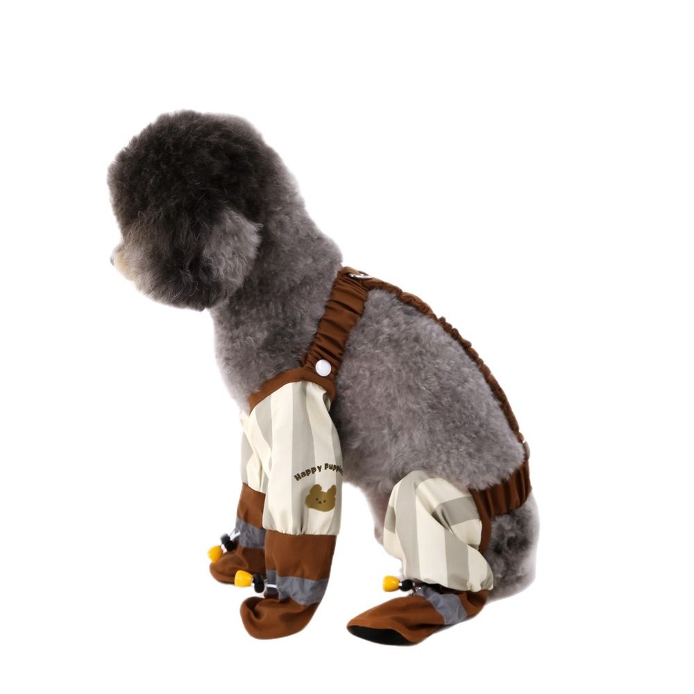 Anti Dirt Pants for Dogs Outdoor Dust-Proof Dog Pants Waterproof Boot Rain Boots with Suspender Anti-Slip Dog Paw Protector Shoes Adjustable Anti-Slip Boots for Walking Hiking (M)