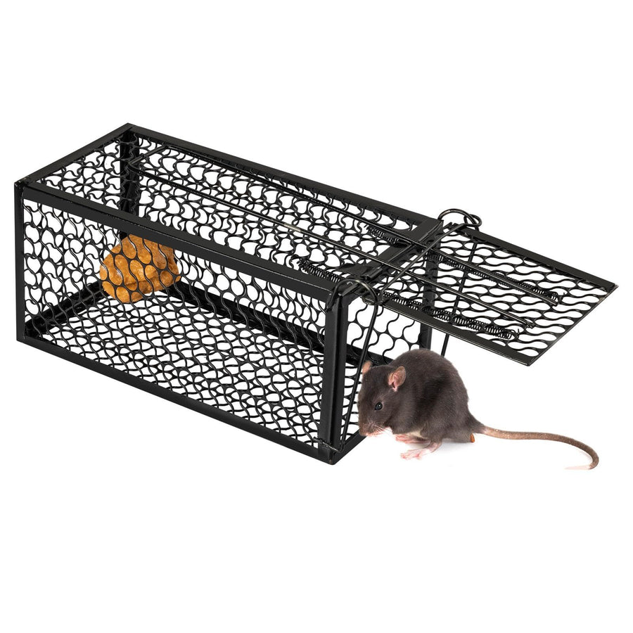 Mouse Trap Catch and Release Humane Animal Rodent Cage, Trap Mice, Rats, Chipmunks, Squirrel, Indoor and Outdoor, Easy to Use