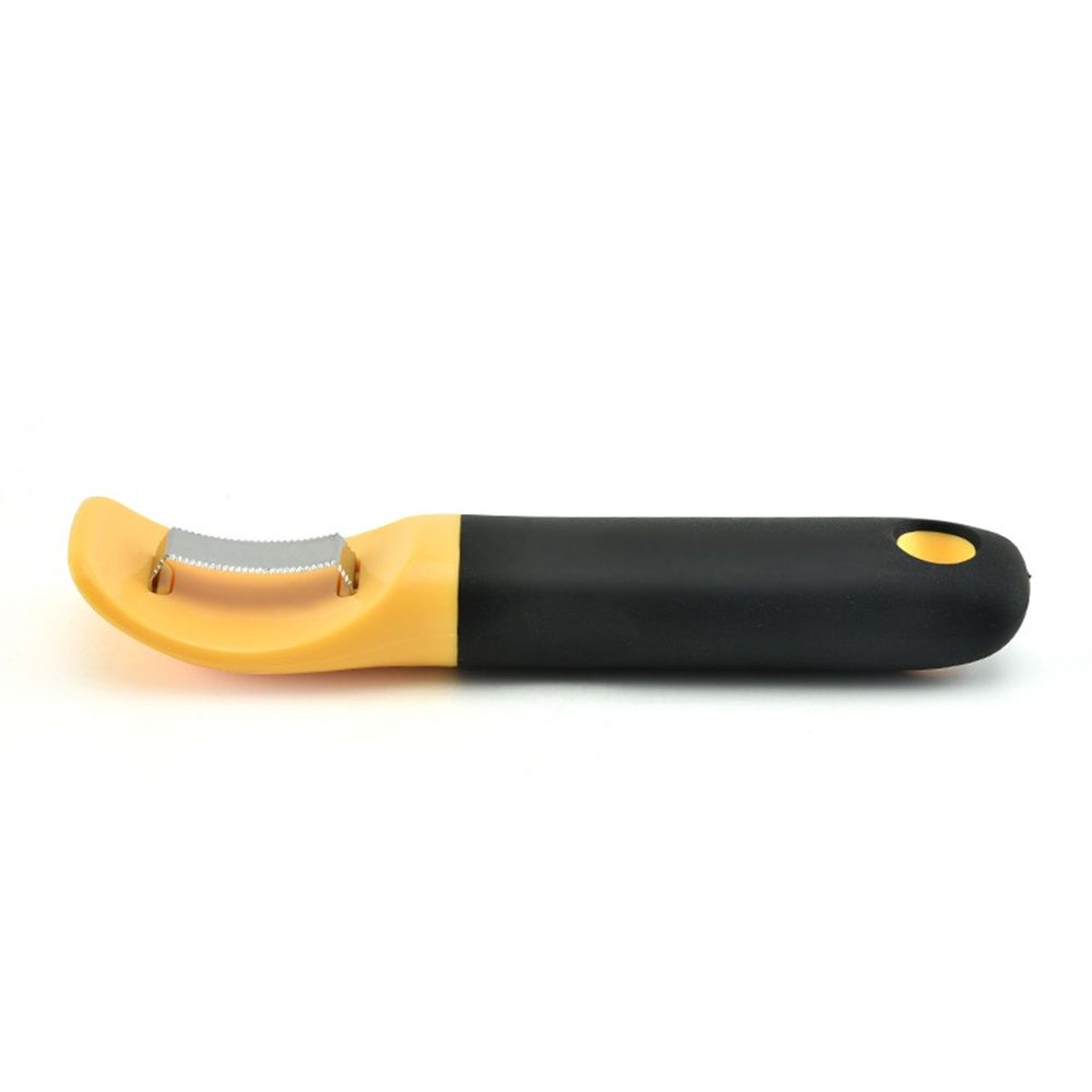 2 pack Corn Peeler, Corn Stripper Knife, Kitchen Corn Cob Remover Serrated Vertical Blade Remover（yellow）