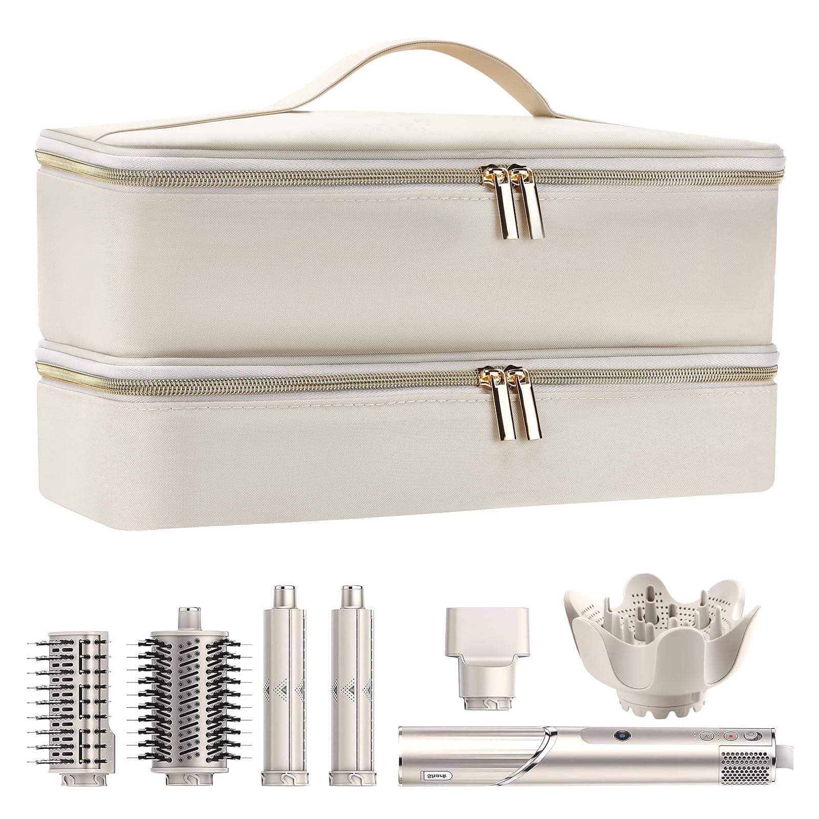 Carrying Case for Supersonic Hair Dryer Double-Layer Travel Storage Bag Also for Hair Dryer Brush Hair Accessories Tools（only bag）