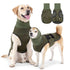 Dog Anxiety Jacket, Dog Shirt with Turtleneck, Breathable Calming Vest, Indoor and Outdoor Separated Pet Jacket (outdoor Green, Small)