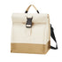 Insulated Lunch Bag Rolltop Lunch Box Medium Lunch Cooler Tote for Women, Girls, Teens and Adults (White)
