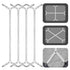 Triangle Bed Sheet Fastener Adjustable Holder Straps for a Smooth Mattress, Adjustable Mattress,Sheet Clips,Under Mattress Bed/Fitted Sheet Fastener,Long Strap Clip Bands,4 Pieces (White)
