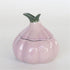 Garlic Keeper for Counter, with Lid GarlicSaver,Garlic Holder Storage Container toKeep,Sugar Salt Pot Seasoning Canister (purple)