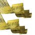 2 Piece Gold Metallic Plastic Fringed Ceiling Curtains, 33cm*450cm, Shimmering Party Decorations, Photo Backdrops