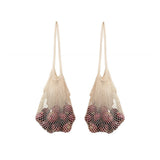 3 pack Cotton Mesh Onion Storage Bags - Cotton, Reusable, and Washable Mesh Bags for Storing Potatoes, Onions, Garlic, and Other Root Vegetables - Foldable, Lightweight, and Airy Breathable (3 Totes) Only bags