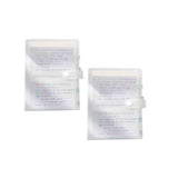 2 Pack 3x5 Index Cards Clear Plastic Holder Organizer Pouches Book Binder 40 Page Hold 160 Cards（Excluding paper）
