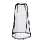 4 Pack Ultra Large Mosquito Net 18x18 Inches Mosquito Head Net Oversized Insect Netting Bug Fits Most Hats for Gardening Hiking Fishing Traveling(Black)