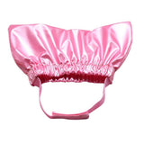 2 pack Dog Shower Cap, Cat Ear Cover for Bath, Waterproof Dog Helmet and Adjustable Pet Earmuffs for Grooming Reusable Ear Protection for Dogs and Cats, Pink（S）