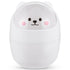 2 pack Mini Trash Can for Desk,6.1X4.33 Inch Garbage Can with Lid Cute Desktop Trash for Home Kitchen Office Bedroom Car - White