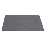 Chew Proof Dog Crate Bed Mat, 29"x18.5" Kennel Pad for Aggressive Chewers, Plaid Durable Puppy Crate Mats for Medium Dogs Cages（L）