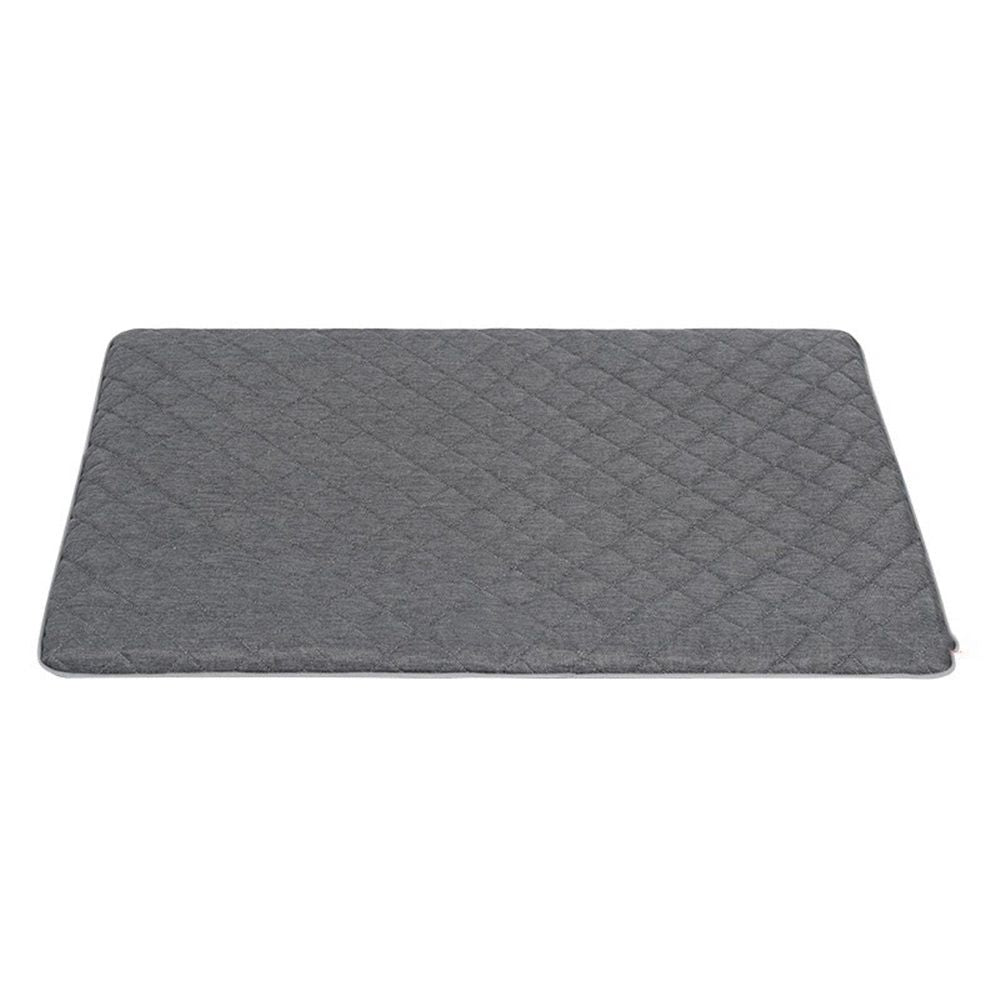 Chew Proof Dog Crate Bed Mat, 29"x18.5" Kennel Pad for Aggressive Chewers, Plaid Durable Puppy Crate Mats for Medium Dogs Cages（L）