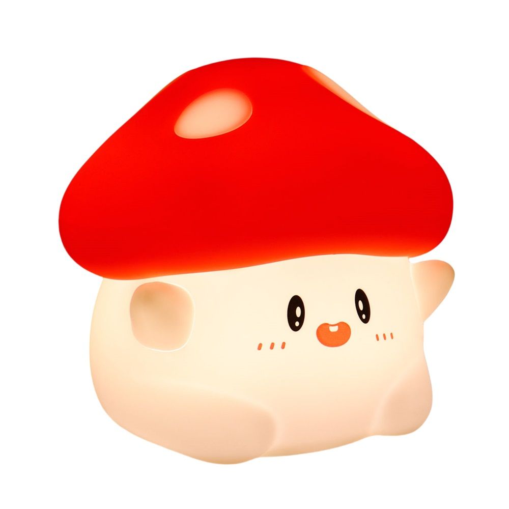 LED Mushroom Silicone Night Light Soft Sleeping Nursery Night Light Dimmable Timer Rechargeable Lamp Room Decor Baby Bedside Lamp