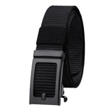Men's Ratchet Belt - Nylon Web Work Belt with Automatic Buckle, Adjustable for Jeans, Pants, Golf, and Everyday Use