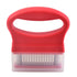 2 pack Meat Tenderizer Tool,Kitchen Cooking Tool Best For Tenderizing, Stainless Steel Ultra Sharp Needle Blades,Pork, Veal, BBQ,Chicken,Beef(red)