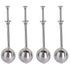4 Pcs Stainless Steel Tea Infuser Tea Strainer Sugar Flour Sifters Powdered Sugar Shaker Duster Filters Tea Interval Diffuser for Loose Leaf, Spices, Seasonings(Spherical)
