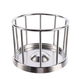 Tortoise Feeding Dish Reptile Water Dish Food Bowl Stainless Steel Feeder for Tortoises Lizards Turtles Chameleon (S)