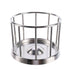 Tortoise Feeding Dish Reptile Water Dish Food Bowl Stainless Steel Feeder for Tortoises Lizards Turtles Chameleon (S)