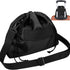 Small Travel Neck Pillow Bag for Memory Foam Travel Pillow,Luggage Travel Pillow Drawstring Bag Carrying Case with Trolley Sleeve&Adjustable Strap,Easily Attaches to Luggage,Backpacks