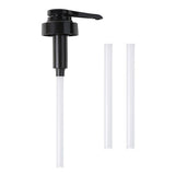 2 pack Oyster Sauce Dispenser Pump – Squeeze Pump for Soy Sauce, Chili Oil, Ketchup, Tomato Paste, Condiments – Reusable Kitchen Tool for Bottles (black)