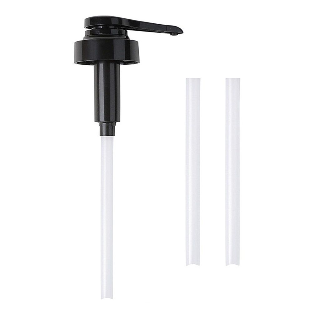 2 pack Oyster Sauce Dispenser Pump – Squeeze Pump for Soy Sauce, Chili Oil, Ketchup, Tomato Paste, Condiments – Reusable Kitchen Tool for Bottles (black)