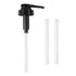 2 pack Oyster Sauce Dispenser Pump – Squeeze Pump for Soy Sauce, Chili Oil, Ketchup, Tomato Paste, Condiments – Reusable Kitchen Tool for Bottles (black)