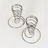 2 pack Stainless steel Pizza Cone Holder Stand Ice Cream Cone Holder,Pizza Cones Holders Freestanding Ice Cream Display Stands for Restaurants Cafes Party