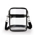 Heavy Duty Clear Tote Deluxe See Through Messenger Work Bag Durable Transparent PVC Lunch Bag（only bag）