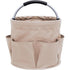 Garden Tool Organizer Bag Collapsible Tool Bag Foldable Tool Organizer Outdoor Camping Garden Harvest Basket Cleaning Supply Caddy with Handle for Home Bathroom Storage Bath Wash Bag（khaki）