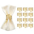 Satin Cloth Napkins and Napkin Rings Set of 12, Smooth Fabric Table Napkins and Napkin Holder for Wedding, Birthday Dinner Party, Family Gatherings, Table Decor (gold)
