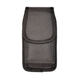 Heavy Duty Oxford cloth Phone Holster with Belt Clip, Case-Friendly Rugged Cell Phone Pouch for Men, Black（4.5-5.0 inches）