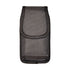 Heavy Duty Oxford cloth Phone Holster with Belt Clip, Case-Friendly Rugged Cell Phone Pouch for Men, Black（4.5-5.0 inches）