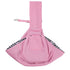 Small Dog Sling Carrier - Zipper Pocket & Adjustable Strap - Suitable for Everyday Travel Small Dogs and Cats (pink)