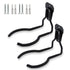 2 pack Garden Power Tool Hanger, String Trimmer Wall Hanger Bracket, Weed Eater Storage Hook for Garage Wall, Weed Trimmer Wall Mount, Weed Wacker Holder for Brush Cutter