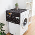 Washer and Dryer Top Covers, Fridge Dust Top Cover Refrigerator Dustproof Cover Washing Machine Covers for The Top with Storage Pockets（Only refrigerator dust cover）