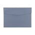 Expanding A4 Document File PU Leather Envelope Case Holder-Large Size Pockets for Paper Bills Stationery Tablet and PC, Work Study Traveling (Light Blue)