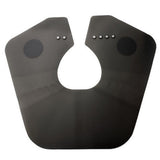 Hair Cutting Collar, Silicone Salon Hair Dye Pad Soft Hair Shawl Neck Guard for Hairdressing Hair Cutting Hair Dye Perm and Shampoo (gray)