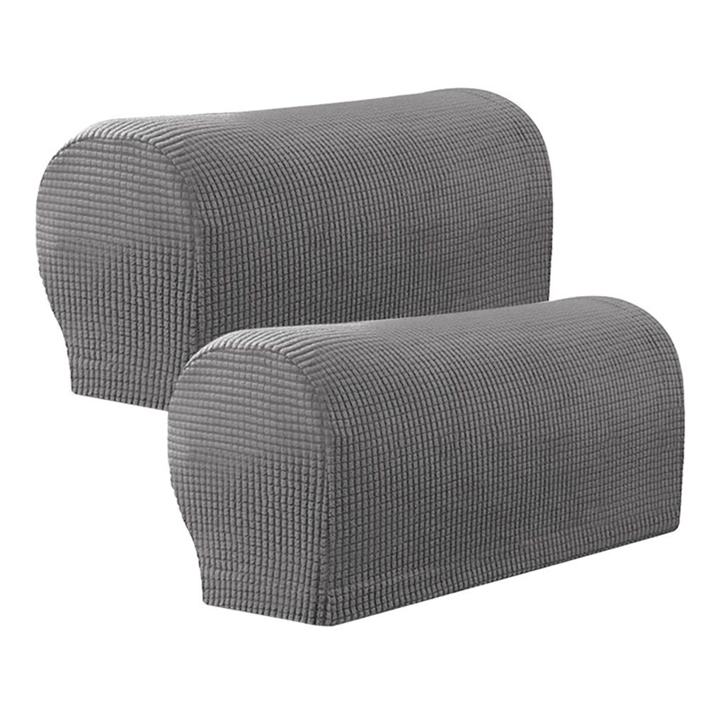 Soft Stretch Armrest Cover, Armrest Covers for Chairs/Sofas, Couch Arm Covers, Furniture Protector Armchair Slipcover for Recliner, Set of 2(NOT Suitable for Leather Sofas)