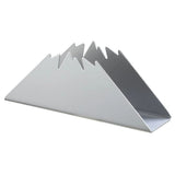 Napkin holder for kitchen silver stainless steel napkin holder silver kitchen small napkin holder for dining table Snow Mountain