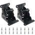 4-Pack Folding Brackets, Lock Extension Hinge, Foldable Leg Brackets Hardware for Table, Workbench, Platform