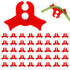 120 Pack Plant Training Clips, 90 Degrees Plant Stem Bender, Low Stress Plant Branch Trainer Clips for Flowers, Vegetables (Circle Style,Red)