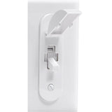 4 pack Wall Switch Guard, Child Proof Light Switch Cover Guard | Toggle Style | Light Switch Protection | Keep Toggle Switch in On or Off Position | White（Excluding screws）