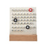 Fashion Perpetual Calendar DIY Ring Reusable Handmade Date Record Desk Calendar for Office Supplies Home Shops Decoration Accessories (white,Send a random sticker)