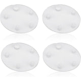 4 Pack Toilet Silicone Flapper Seal Replacement for Standard  Toilet Tank Flapper, Toilet Tank Gasket Seal 3 Inch Compatible , Toilet Tank Parts