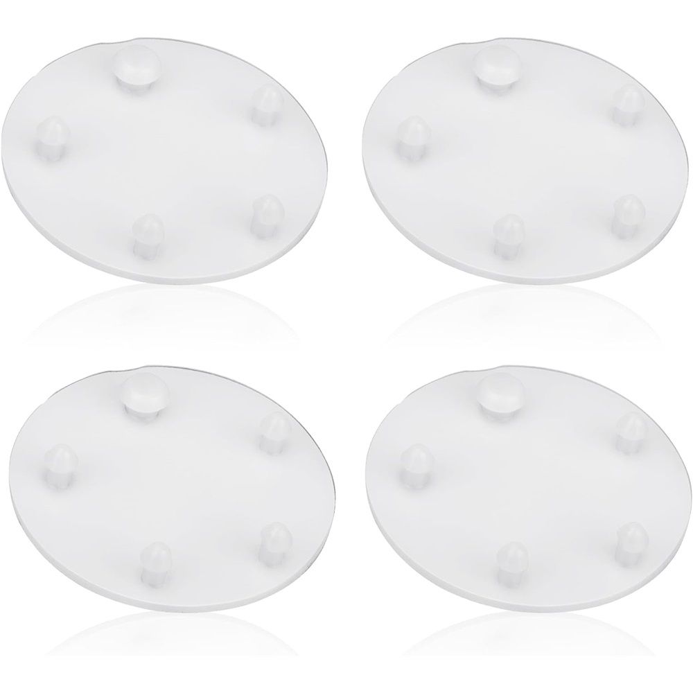 4 Pack Toilet Silicone Flapper Seal Replacement for Standard  Toilet Tank Flapper, Toilet Tank Gasket Seal 3 Inch Compatible , Toilet Tank Parts