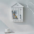 Nautical Style Key Cabinet, Mediterranean Wall Mounted Key Cabinet Wooden Keys Organizer for Office Home Bookstore Dining Room