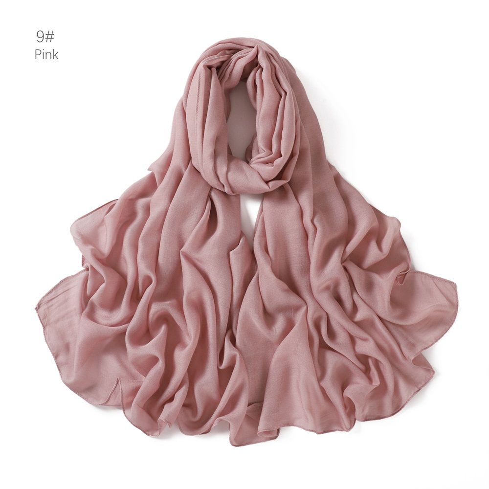 Hijab Scarf for Women Soft Lightweight Hijab for Women Long Scarf Shawl Wrap, Hijab For Women Scarf (pink)