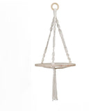 Hanging Shelf Plant Holder - Indoor Outdoor Hanging Planter Shelf Pot Holder for Morden Boho Home Decor