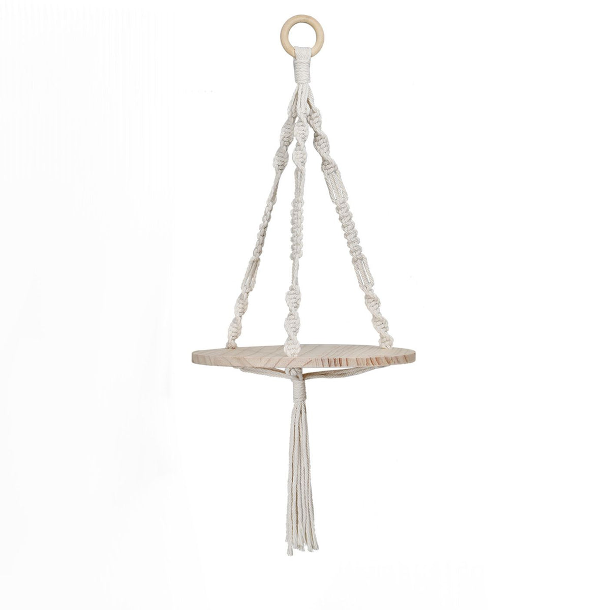 Hanging Shelf Plant Holder - Indoor Outdoor Hanging Planter Shelf Pot Holder for Morden Boho Home Decor